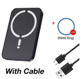 Support Voiture MagSafe avec Chargeur Sans Fil pour iPhone 12 à 17 - Charge Rapide & Maintien Premium