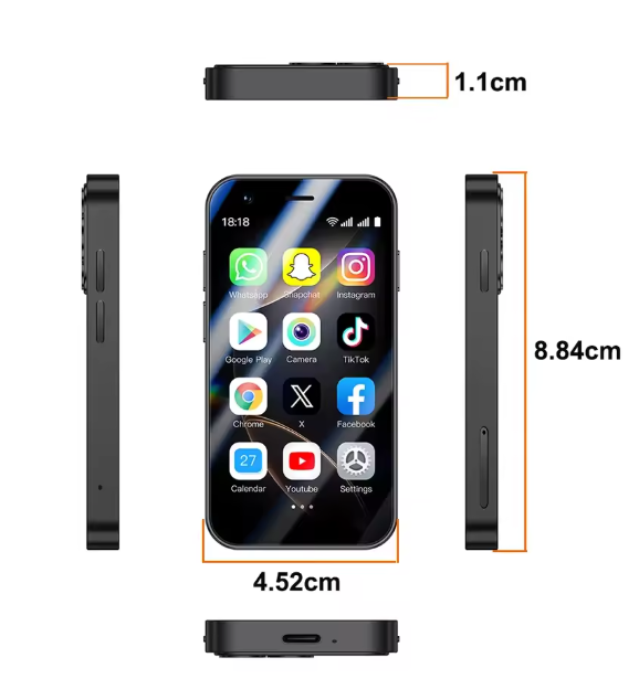 Mini Smartphone SOYES A17 Android - Le Plus Petit Téléphone 3 Pouces Double SIM
