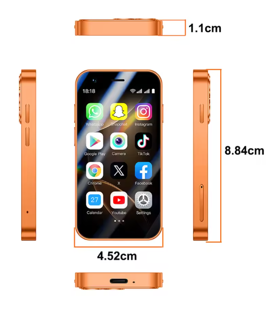 Mini Smartphone SOYES A17 Android - Le Plus Petit Téléphone 3 Pouces Double SIM